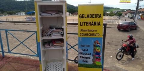 Vandalismo contra a cultura, geladeira literária volta a ser destruída | Portal Obidense