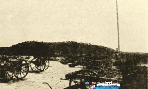 Canhões da fortaleza Pauxis e Serra da Escama – 1908 